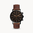 Fossil Luther Chronograph Brown Leather Men's Watch