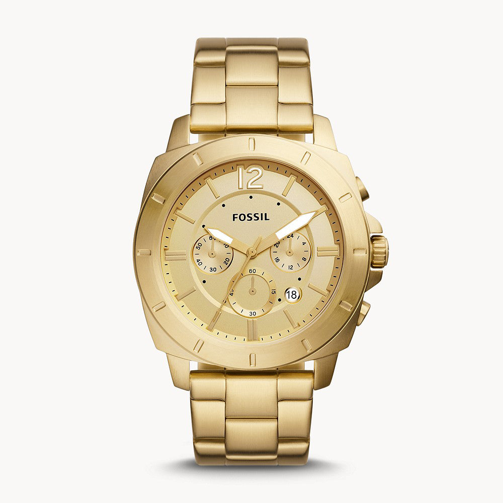 Fossil Privateer Sport Gold Stainless Steel Men's Watch - BQ2694