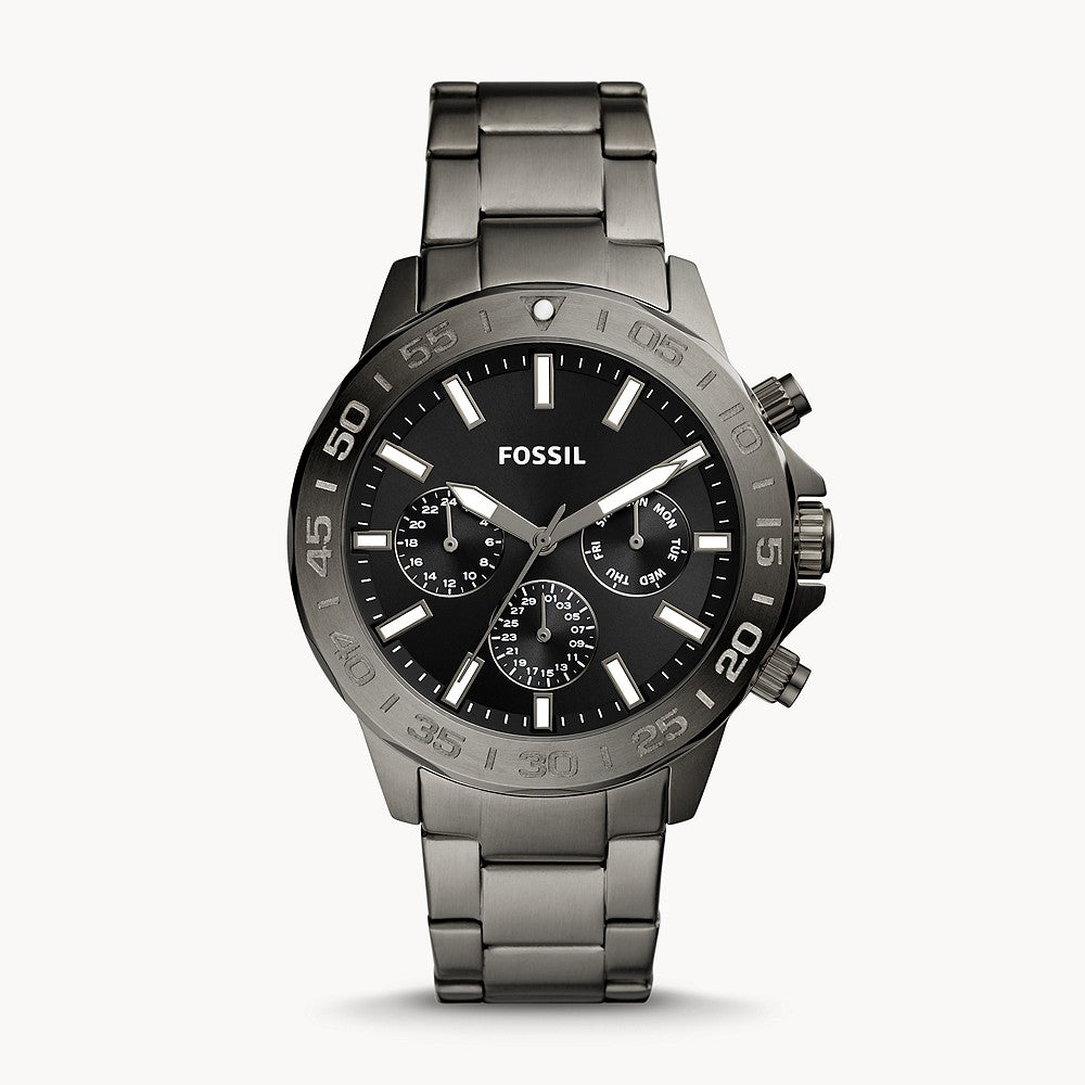 Fossil Bannon Gunmetal Stainless Steel Men's Watch - BQ2705 – The Watch ...