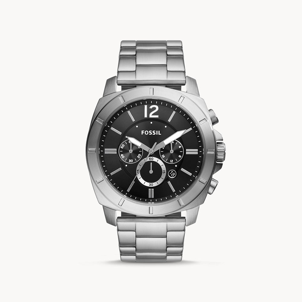 Fossil Privateer Silver Stainless Steel Men's Watch - BQ2757