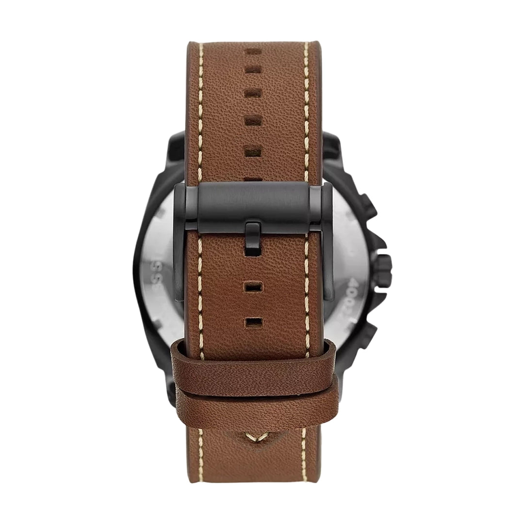 Fossil Privateer Chronograph Dark Brown Leather Watch