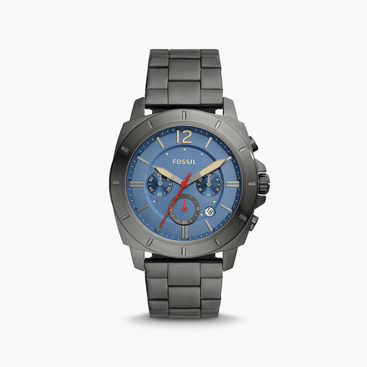 Fossil Privateer Smoke Stainless Steel Men's Watch