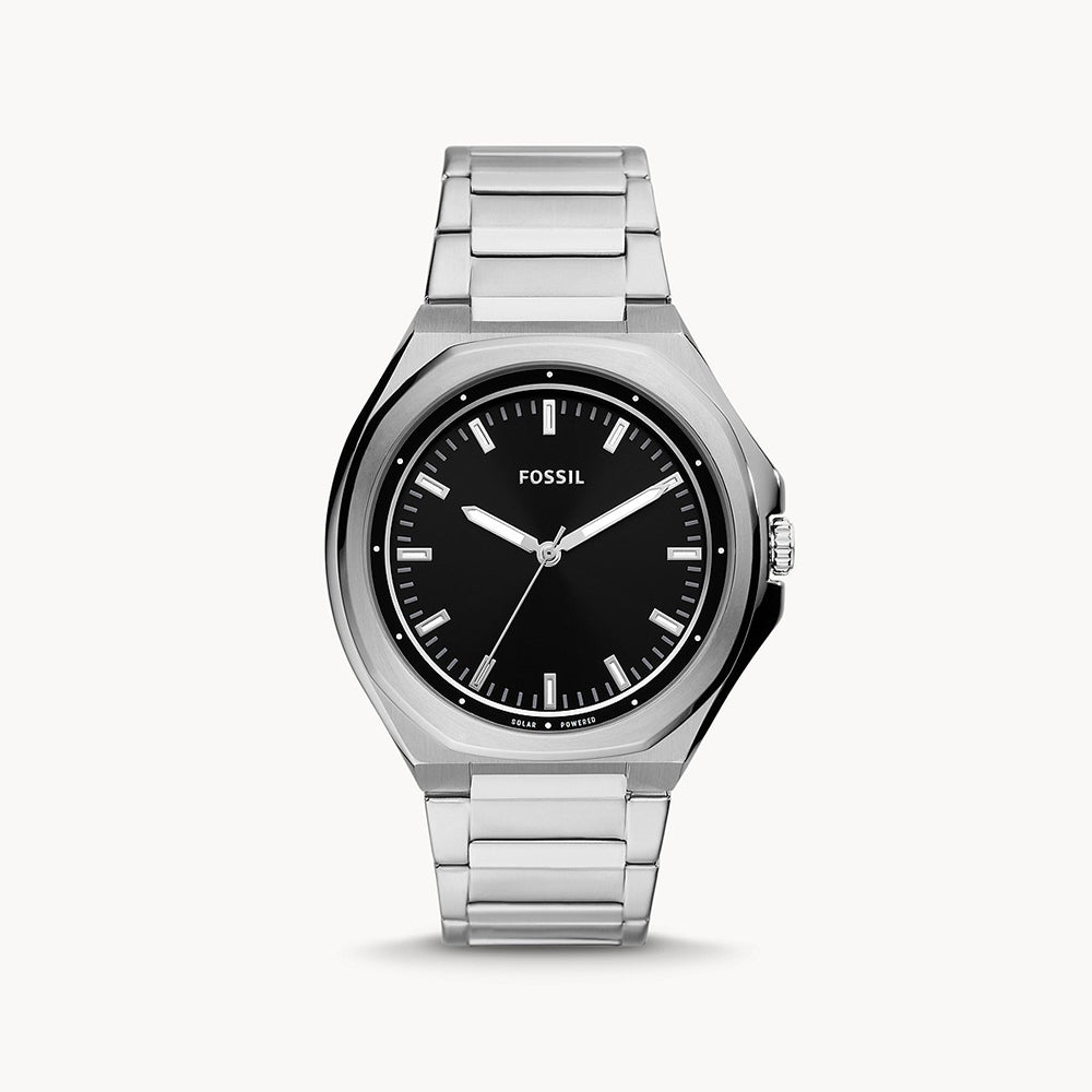 Fossil Evanston Silver Stainless Steel Men's Watch - BQ2765