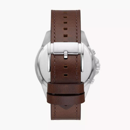 Fossil Privateer Men's Chronograph Brown Leather Watch