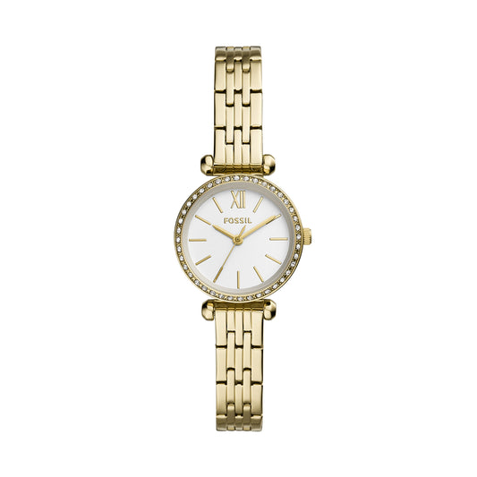 Fossil Tillie Mini Three-Hand Gold-Tone Stainless Steel Watch