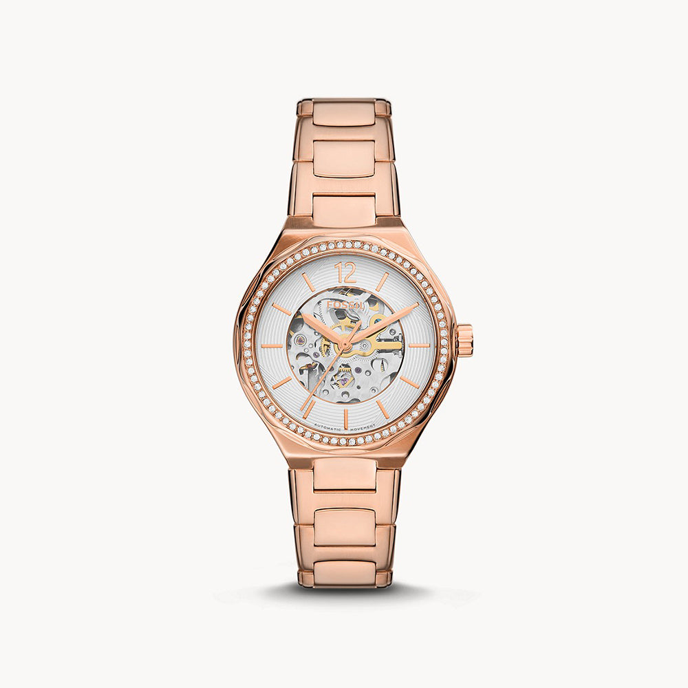 Fossil Eevie Rose Gold Stainless Steel Women's Watch - BQ3781