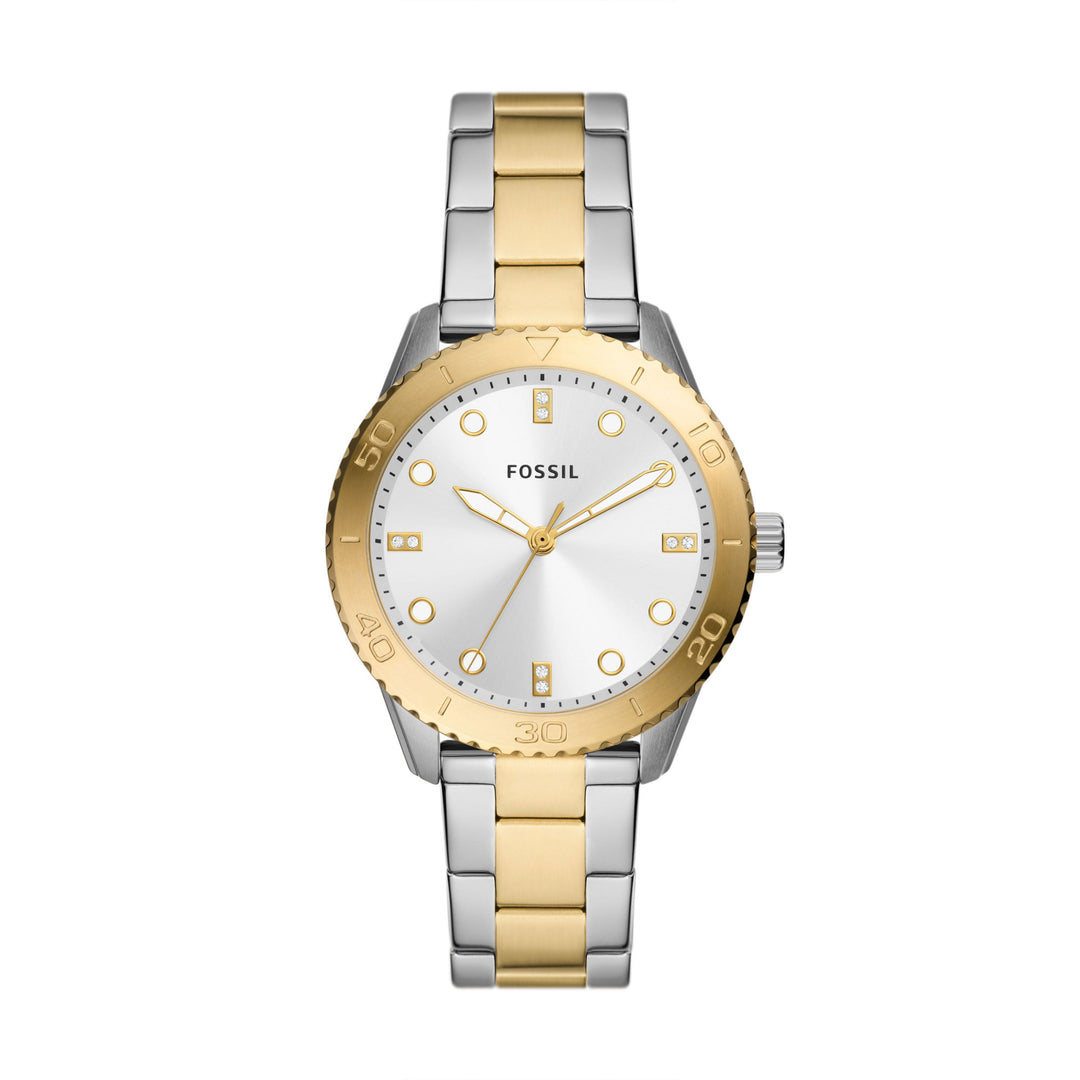 Fossil Dayle Women's Three-Hand Two-Tone Stainless Steel Watch - BQ3888