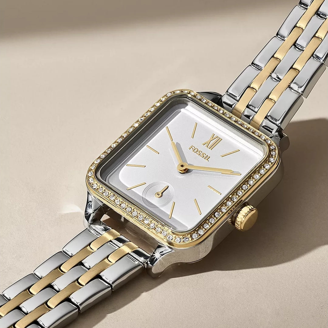 Fossil Colleen Three-Hand Two-Tone Stainless Steel Watch – The