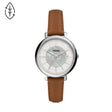 Fossil Analog Women's Watch Stainless Steel Leather Strap