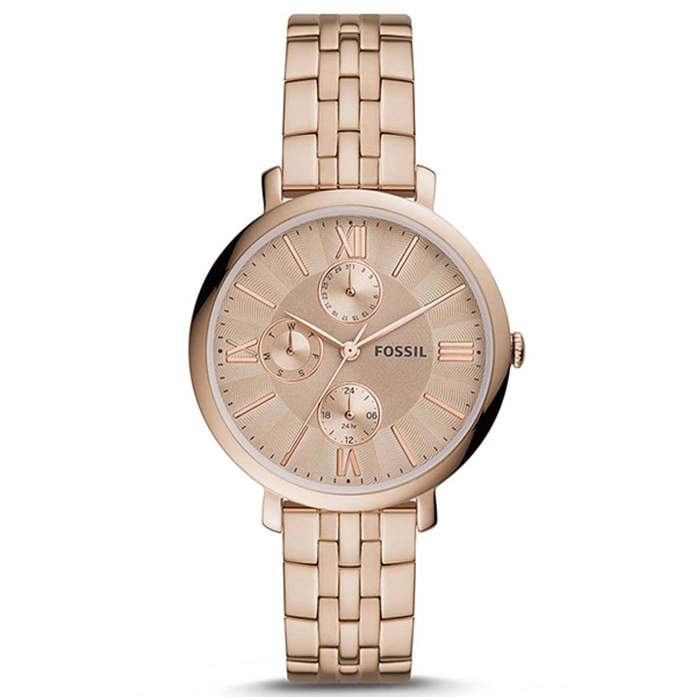 Fossil Analog Women's Watch Stainless Steel Metal Bracelet - ES5119