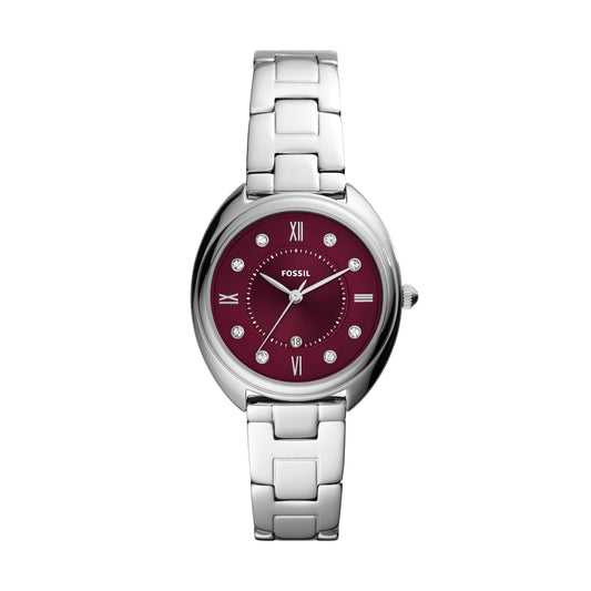 Fossil Analog Women's Watch Stainless Steel Metal Bracelet