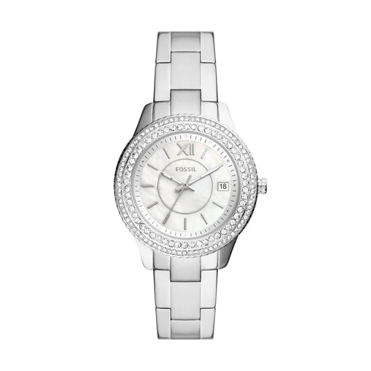 Fossil Stella Three-Hand Date Stainless Steel Women's Watch