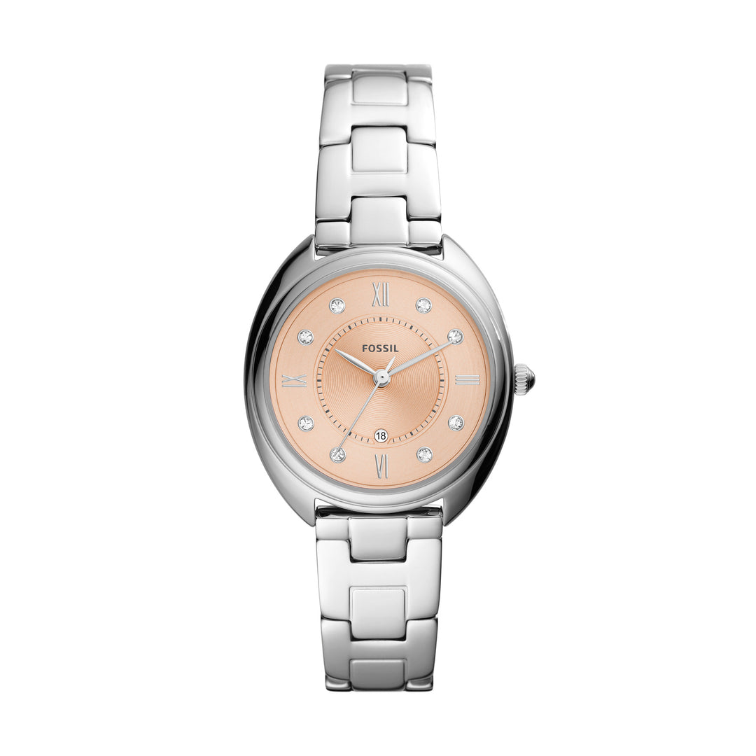 Fossil Gabby Three-Hand Date Stainless Steel Women's Watch - ES5146