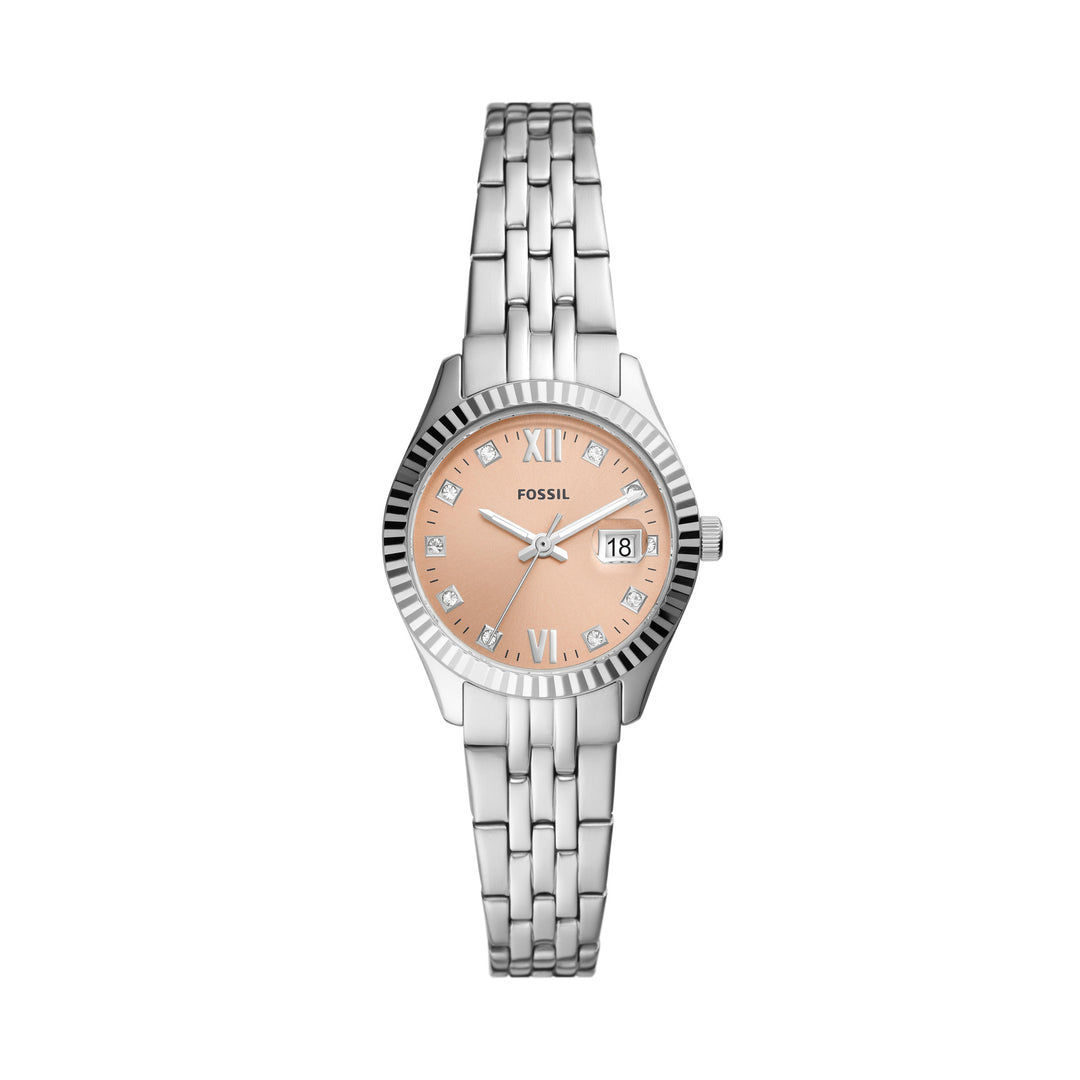 Fossil Analog Women's Watch Stainless Steel Metal Bracelet - ES5150