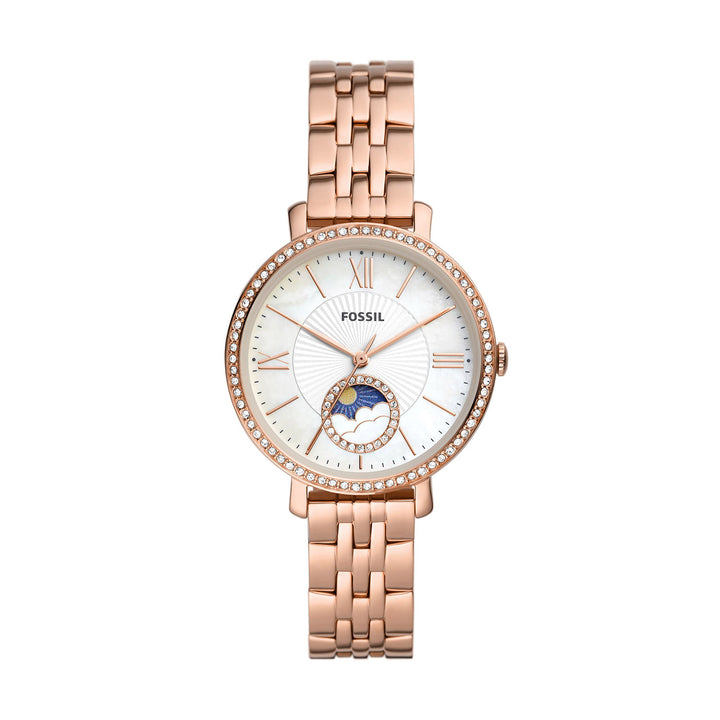 Fossil Jacqueline Rose Gold Stainless Steel Women's Watch