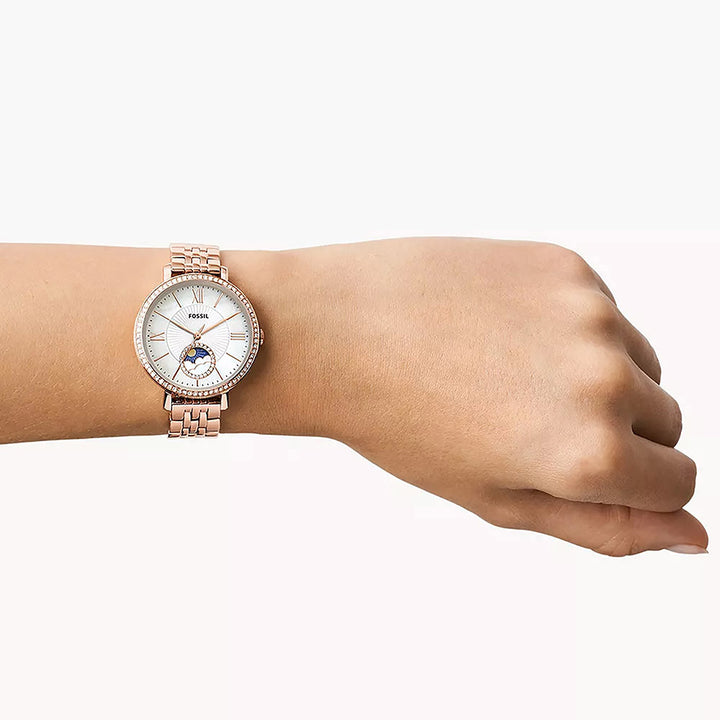 Fossil Jacqueline Rose Gold Stainless Steel Women's Watch