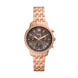 Fossil Neutra Chronograph Rose Gold Tone Stainless Steel Women's Watch