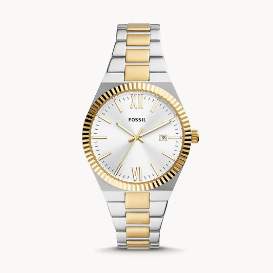 Fossil Scarlette Silver Stainless Steel Women's Watch