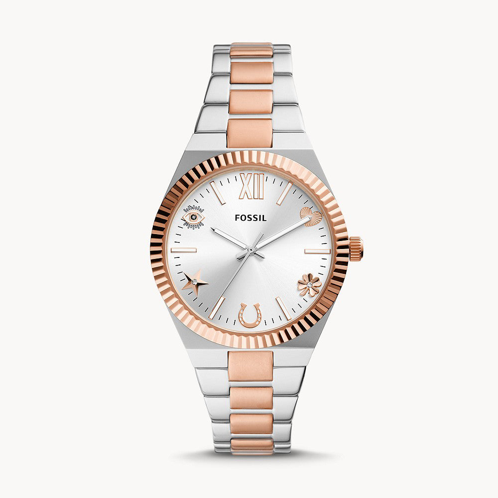 Fossil Scarlette Silver Stainless Steel Women's Watch - ES5261