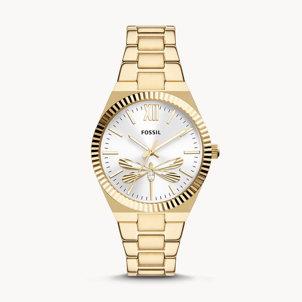 Fossil Scarlette Gold Stainless Steel Women's Watch - ES5262