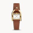 Fossil Harwell Gold Pro-Planet Leather Women's Watch