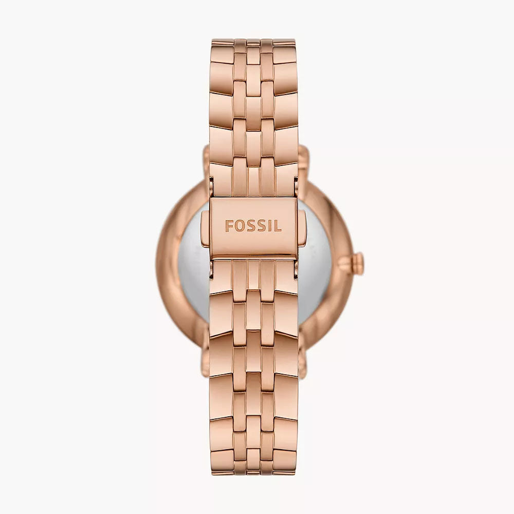 Fossil Jacqueline Women's Stainless Steel Rose Gold Watch