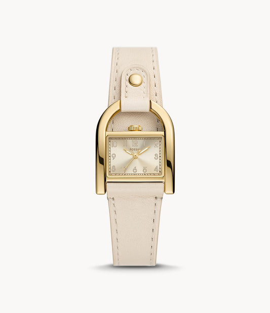 Fossil Harwell Three-Hand Nude Litehide Leather Women's Watch