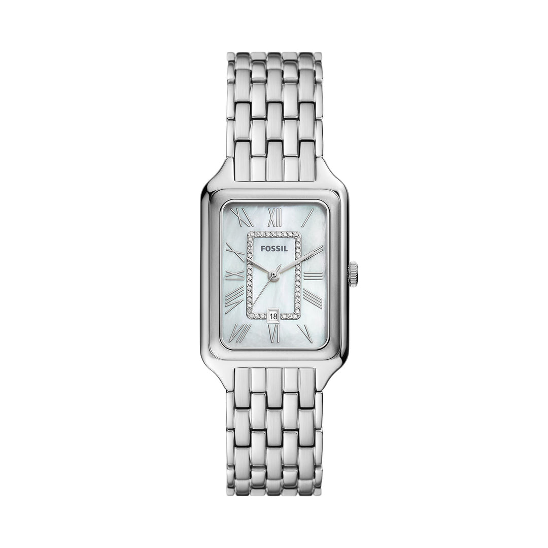 Fossil Raquel Three-Hand Date Stainless Steel Watch