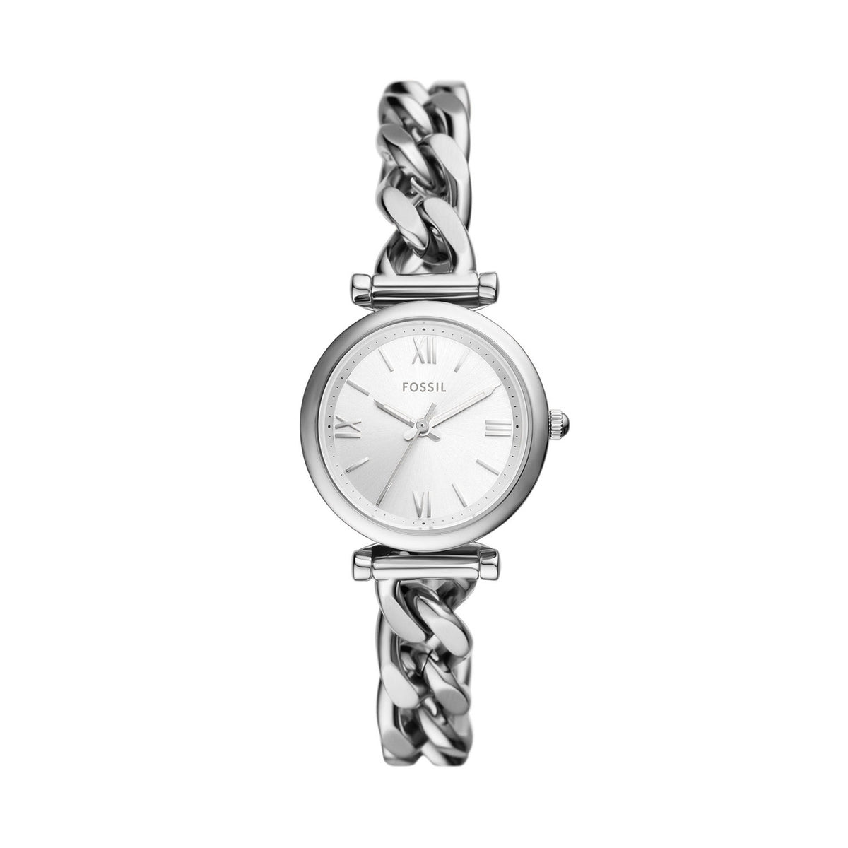Fossil Carlie Silver Stainless Steel Women's Watch - ES5331