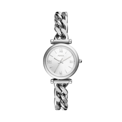 Fossil Carlie Silver Stainless Steel Women's Watch - ES5331