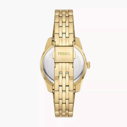 Fossil Scarlette Gold Stainless Steel Women's Watch