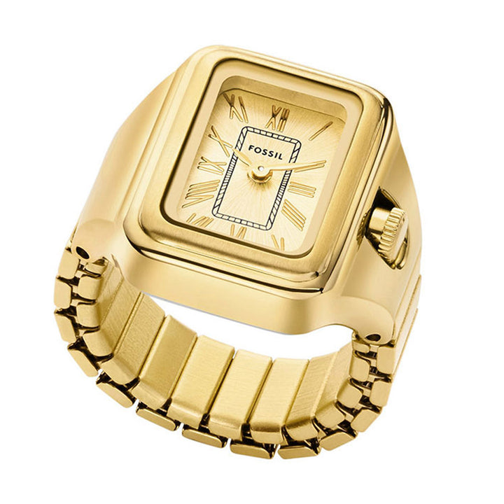 Fossil Raquel Women's Watch Ring Gold Stainless Steel Women's Watch