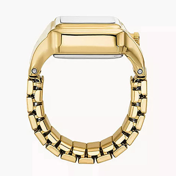 Fossil Raquel Women's Watch Ring Gold Stainless Steel Women's Watch