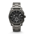 Fossil Machine Chronograph Smoke Stainless Steel Men's Watch