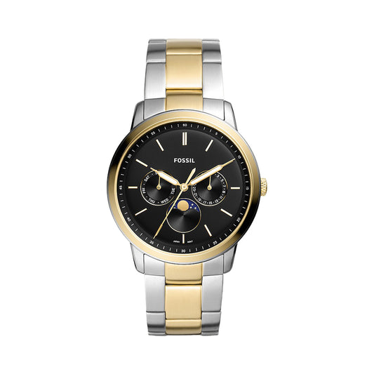 Fossil Neutra Moonphase Multifunction Two-Tone Stainless Steel Men's Watch