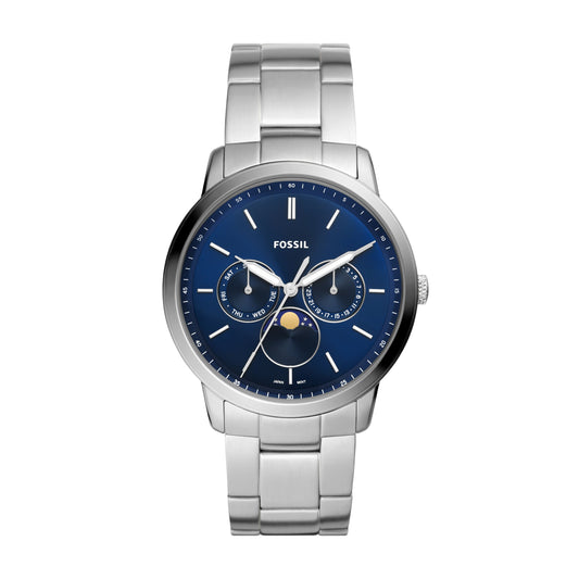 Fossil Neutra Moonphase Multifunction Stainless Steel Men's Watch
