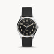 Fossil Dayliner Quartz Stainless Steel And Leather Three Hand Men's Watch