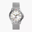 Fossil Blue Dive Three-Hand Date Men's Stainless Steel Mesh Watch