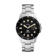 Fossil Blue Three Hand Date Stainless Steel Men's Watch
