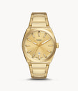 Fossil Everett Three-Hand Date Gold-Tone Stainless Steel Men's Watch