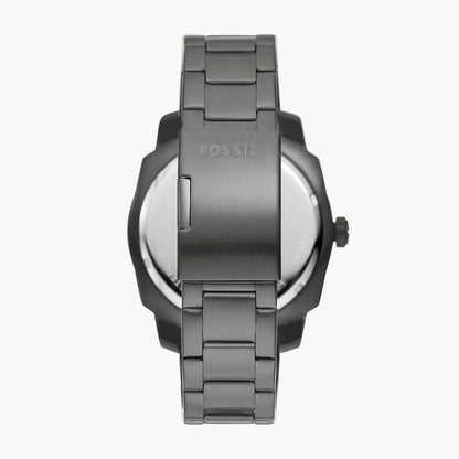 Fossil Machine Men's Three-Hand Date Stainless Steel Watch - FS5970