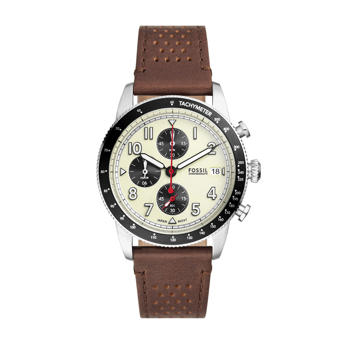 Fossil Sport Tourer Silver Stainless Steel Men's Watch