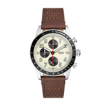 Fossil Sport Tourer Silver Stainless Steel Men's Watch
