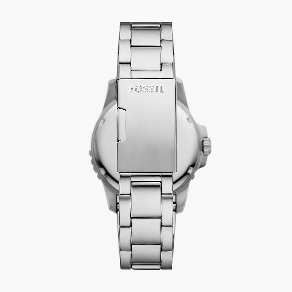 Fossil Fossil Blue Silver Stainless Steel Men's Watch