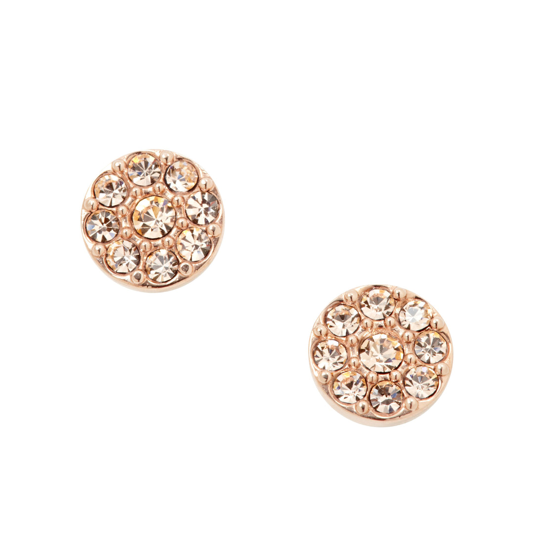 Fossil Earring Pave Disk Ext  - JF00830791