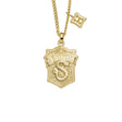 Limited Edition Harry POTTER<sup>®</sup> SLYTHERIN<sup>®</sup> Gold-Tone Stainless Steel Chain Necklace