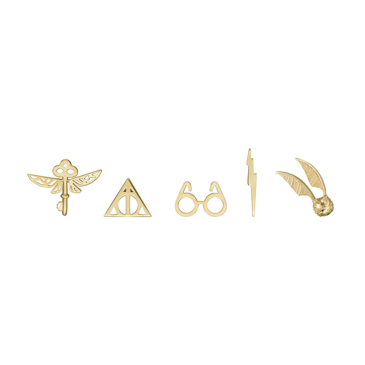 Limited Edition Harry POTTER<sup>®</sup> Gold-Tone Stainless Steel Stud Earrings