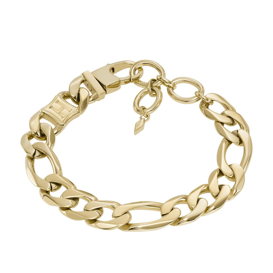 LIMITED EDITION HARRY POTTER GOLD-TONE STAINLESS STEEL CHAIN BRACELET