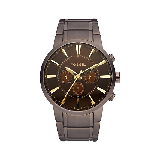 ساعة فوسيل رجالي كرونوغراف بسوار معدني - FS4357