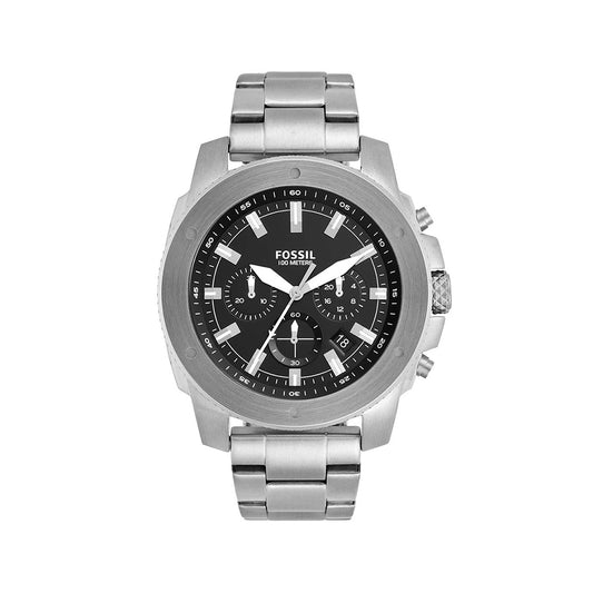 Fossil Analog Men's Watch Stainless Steel Metal Bracelet